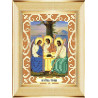 Пример оформления в рамку Святая Троица Ткань для вышивания с нанесенным рисунком Божья коровка 0083