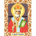 Святой Николай Чудотворец Ткань для вышивания с нанесенным рисунком Божья коровка