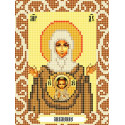 Богородица Знамение Ткань для вышивания с нанесенным рисунком Божья коровка