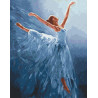  Балерина в голубом Алмазная вышивка мозаика Гранни AG2334
