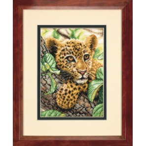 Набор для вышивания: Молодой леопард, счетный крест