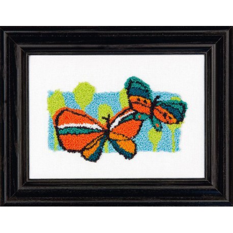 Набор для вышивания: Весенние бабочки, продергивание
