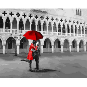 Черно-красное свидание Раскраска картина по номерам на холсте Z-GX31606