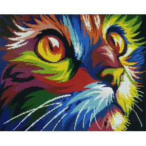  Радужный кот Алмазная мозаика вышивка Painting Diamond GF3750