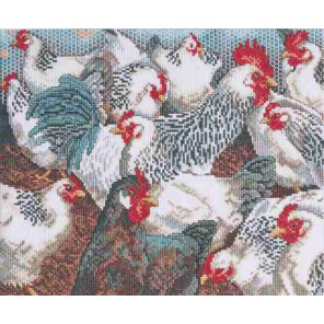 Набор для вышивания: Леди-курицы ждут, счетный крест
