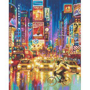  Нью-Йорк - ночной Таймс-Сквер Раскраска картина по номерам Schipper (Германия) 9130815