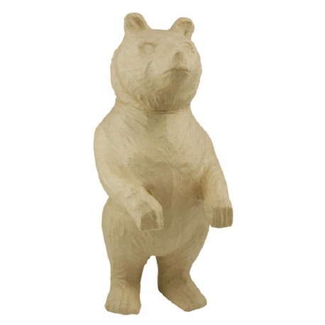 Медведь стоит Фигурка большая из папье-маше объемная Decopatch