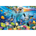 Игривые дельфины Super 3D пазлы с эффектом трехмерного объемного изображения