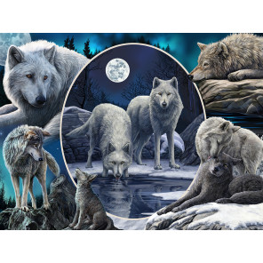  Волки Коллаж Super 3D пазлы с эффектом трехмерного объемного изображения 32525