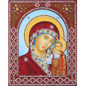 Казанская Божия Матерь Алмазная картина фигурными стразами