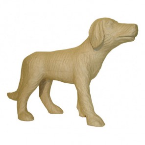 Собака Фигурка маленькая из папье-маше объемная Decopatch