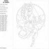 Знак зодиака скорпион женщина Раскраска картина по номерам на холсте