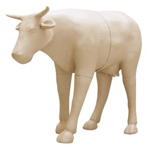 Корова Фигурка гигант из папье-маше объемная Decopatch