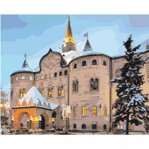 Достопримечательности Нижнего Новгорода 80х100 Раскраска картина по номерам на холсте