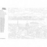 Стрелка на реке Волга, Нижний Новгород 80х100 Раскраска картина по номерам на холсте