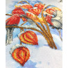  Физалис в снегу Набор для частичной вышивки бисером Паутинка Б-1475