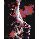 Абстрактный силуэт Раскраска картина по номерам на холсте