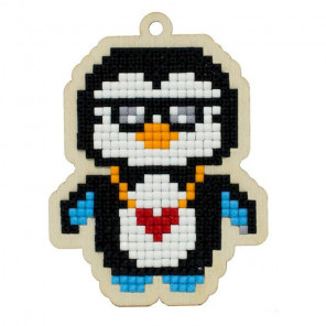  Арктический пингвин Алмазная мозаика подвеска Гранни Wood W0357