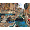 Венецианские мостики Раскраска по номерам акриловыми красками на холсте Живопись по номерам