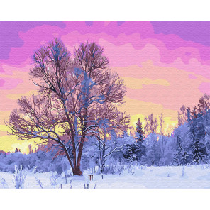  Пурпурное утро Раскраска картина по номерам на холсте Z-GX28728