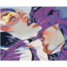 Бэтмен и женщина-кошка, страсть 100х125 Раскраска картина по номерам на холсте