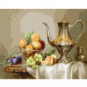 Бузин Натюрморт с фруктами Раскраска картина по номерам на холсте
