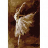 Душа балерины Раскраска картина по номерам на холсте