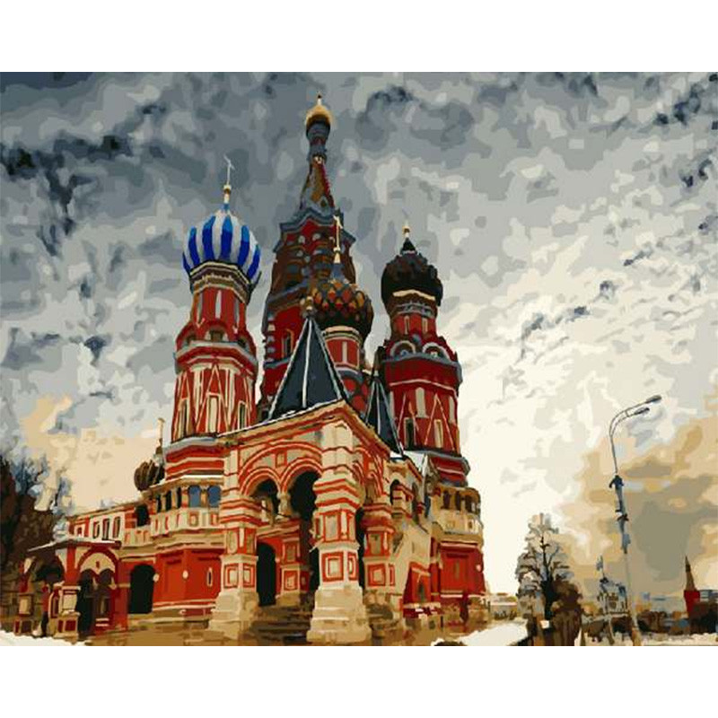 Великие монастыри России. Сложные раскраски