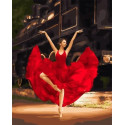 Танец в красном Раскраска картина по номерам на холсте