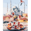 Традиционный турецкий чай Раскраска картина по номерам на холсте