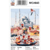 Сложность и количество цветов Традиционный турецкий чай Раскраска картина по номерам на холсте MCA843