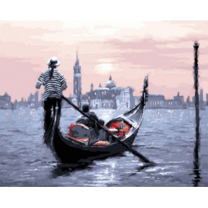  Романтика Венеции Раскраска картина по номерам на холсте МСА286