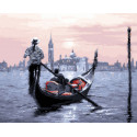 Романтика Венеции Раскраска картина по номерам на холсте