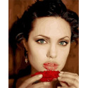 Анджелина Джоли Раскраска картина по номерам на холсте