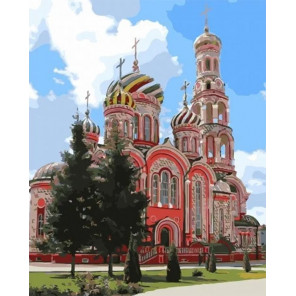  Вознесенский монастырь в Тамбове Раскраска картина по номерам на холсте МСА657