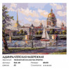 Сложность и количество цветов Адмиралтейская набережная Раскраска картина по номерам на холсте 264-AB