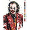 Джокер портрет 100х150 Раскраска картина по номерам на холсте