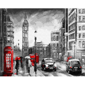  Лондонские будни Раскраска картина по номерам на холсте ZX 23770