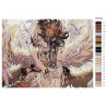 Палитра цветов Ангел Раскраска картина по номерам на холсте AAAA-FIR114