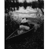  Панда на рыбалке Раскраска картина по номерам на холсте ZX 23869