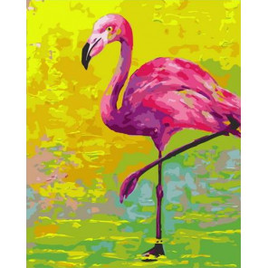  Африканский фламинго Раскраска картина по номерам на холсте PK72005
