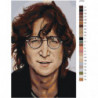 Джон Леннон 80х120 Раскраска картина по номерам на холсте