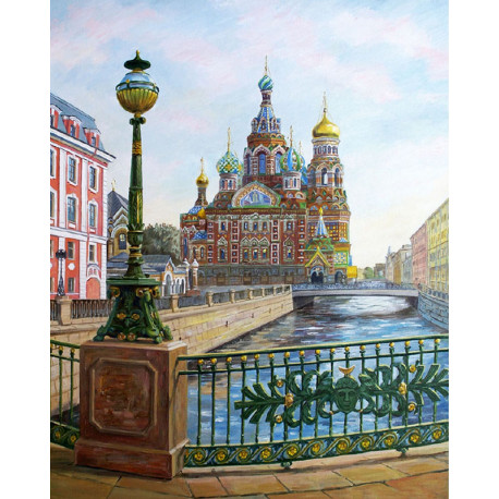  Спас на крови. Санкт-Петербург Раскраска картина по номерам на холсте KH0626