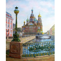 Спас на крови. Санкт-Петербург Раскраска картина по номерам на холсте