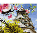 Японская весна Раскраска картина по номерам на холсте