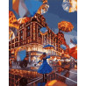  Парящие зонты Раскраска картина по номерам на холсте MCA779