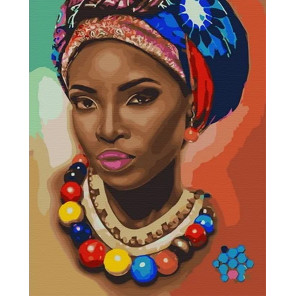  Стиль Африки Раскраска картина по номерам на холсте MCA890