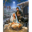 Рождество Христово Раскраска картина по номерам на холсте