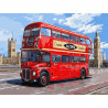  Автобус Лондона Картина по номерам с цветной схемой на холсте KK0650