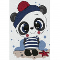Панда-милашка Раскраска по номерам на холсте